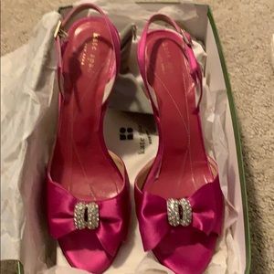 Kate Spade pink party shoes